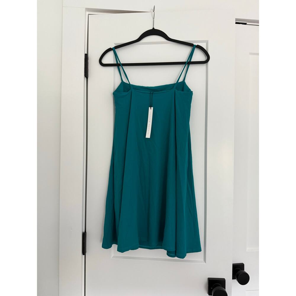 $178 New Susana Monaco revolve String Flare Dress - blue - Small - Picture 5 of 7